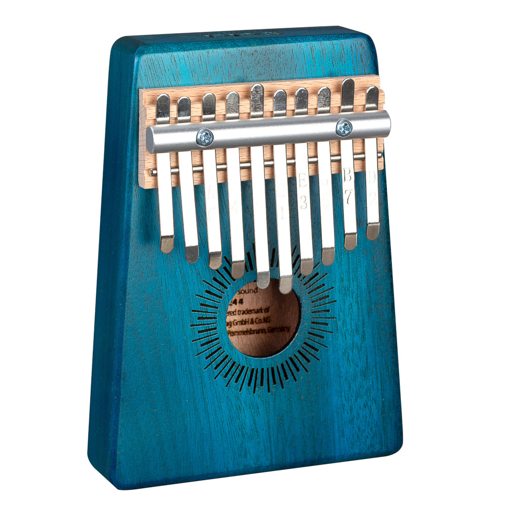 Kalimba Mahogany 10 Blue