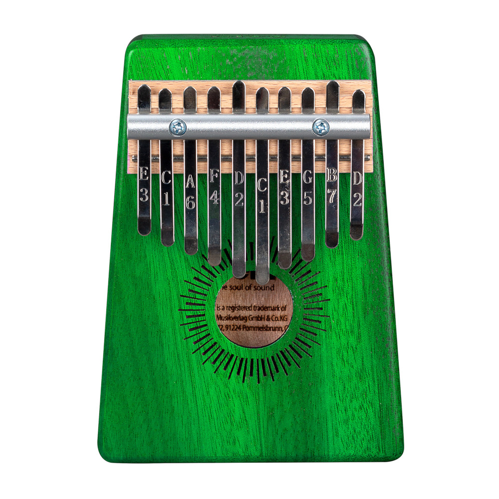 Kalimba Mahogany 10 Green