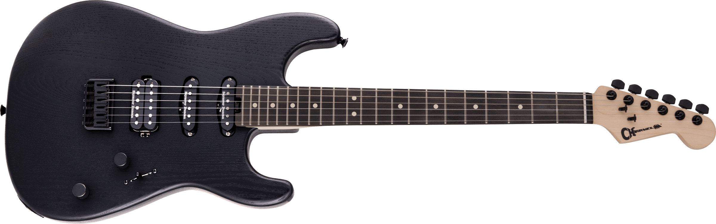 Pro-Mod San Dimas Style 1 HSS HT E Sassafras Ebony Fingerboard, Satin Black