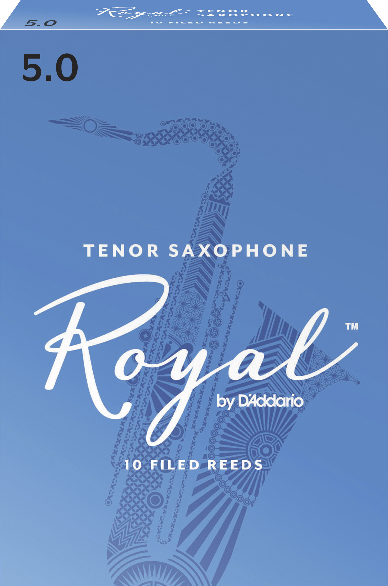 Royal Tenorsaxophonblätter 5,0 10 er Packung