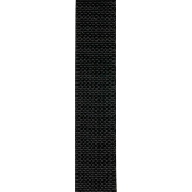 Auto Lock Polypro Guitar Strap Black