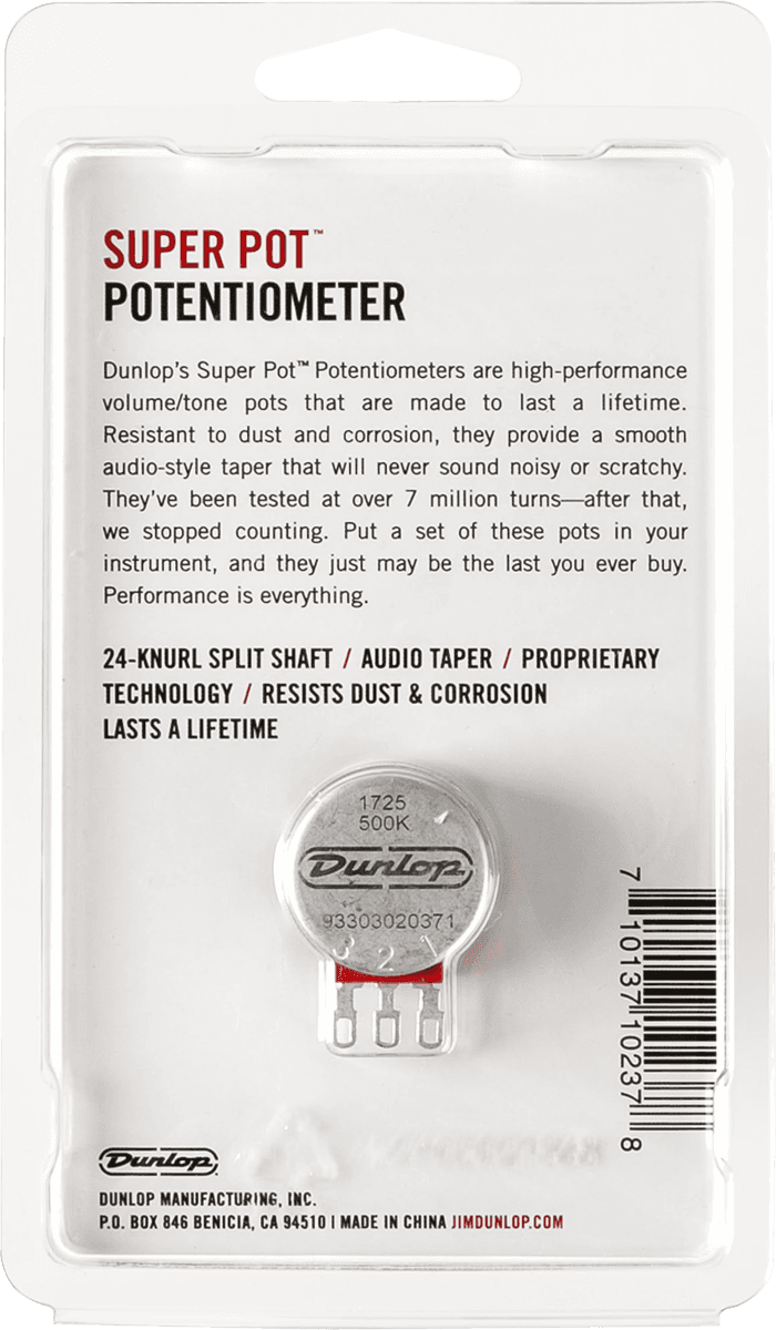 Split Shaft Potentiometer 500k