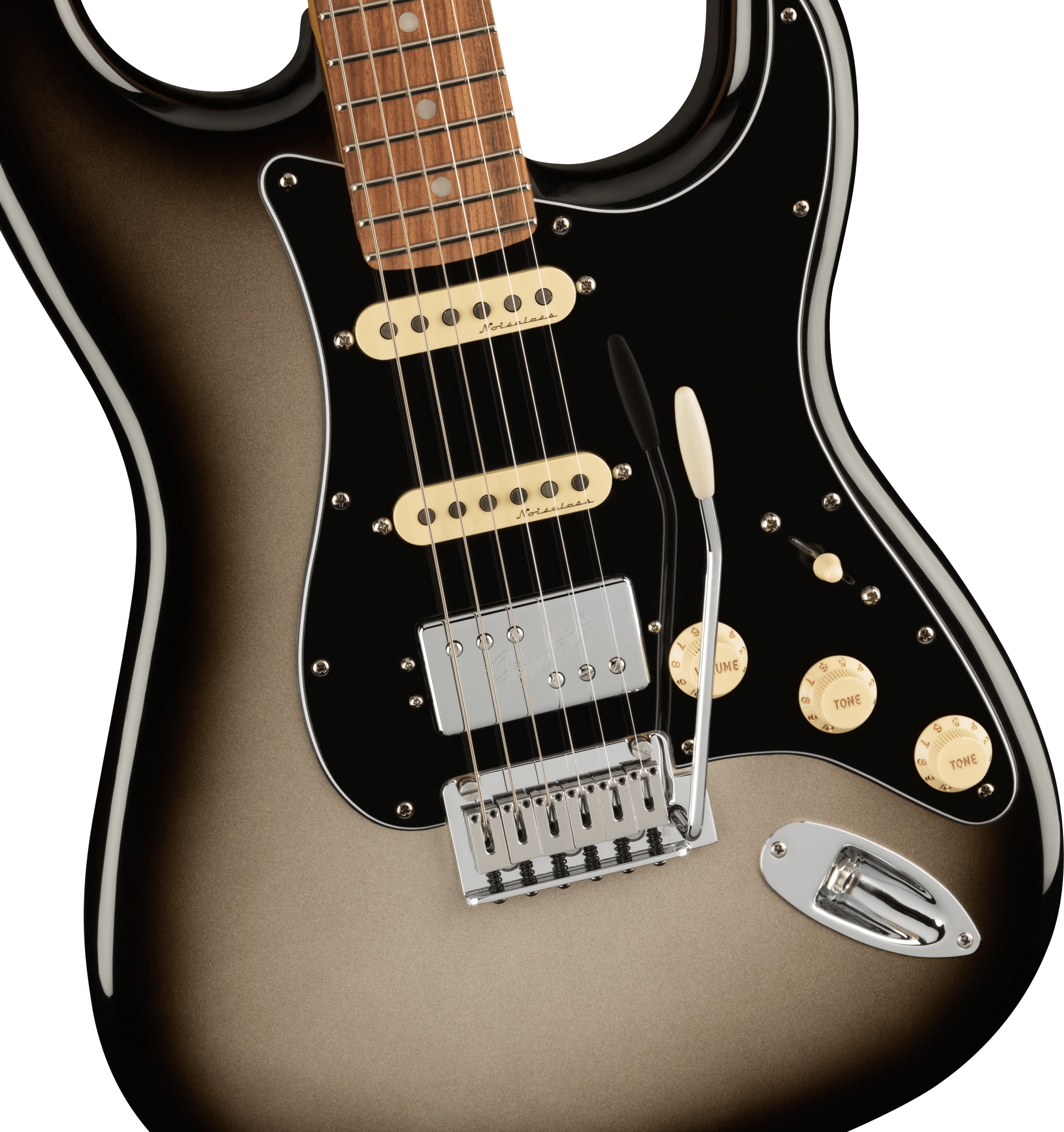 Player Plus Stratocaster HSS SVB Pau Ferro Fingerboard, Silverburst