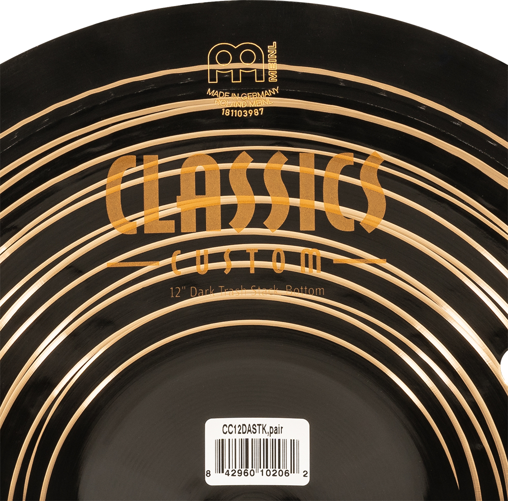 CC-12DASTK Classics Custom Dark 12" Trash Stack