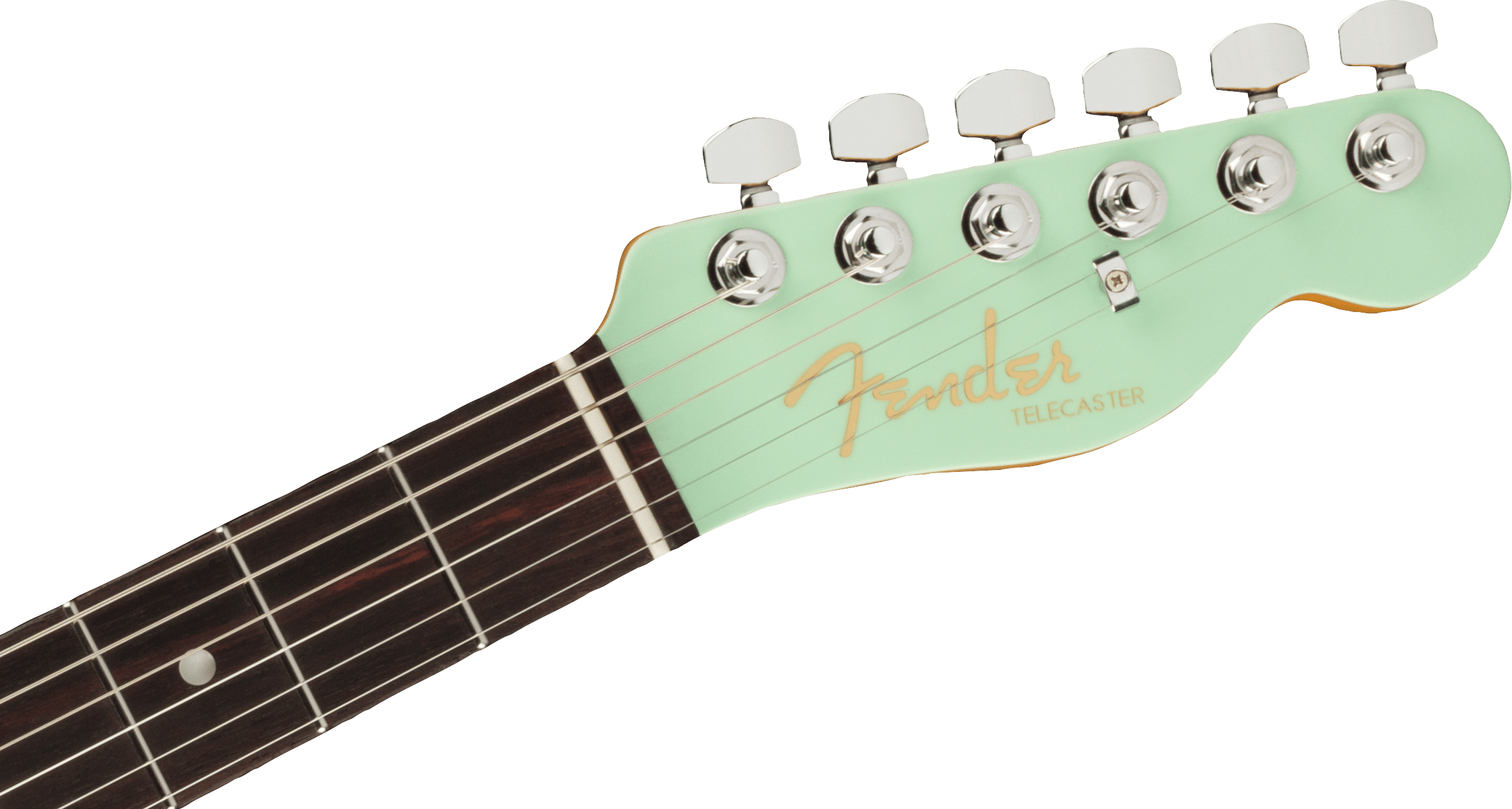 Ultra Luxe Telecaster Rosewood Fingerboard, Transparent Surf Green