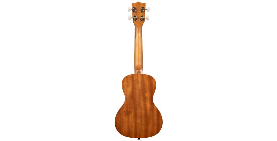 KA-15C-H2 - Satin Mahogany Concert Ukulele with Hawaiian Islands and Tattoo