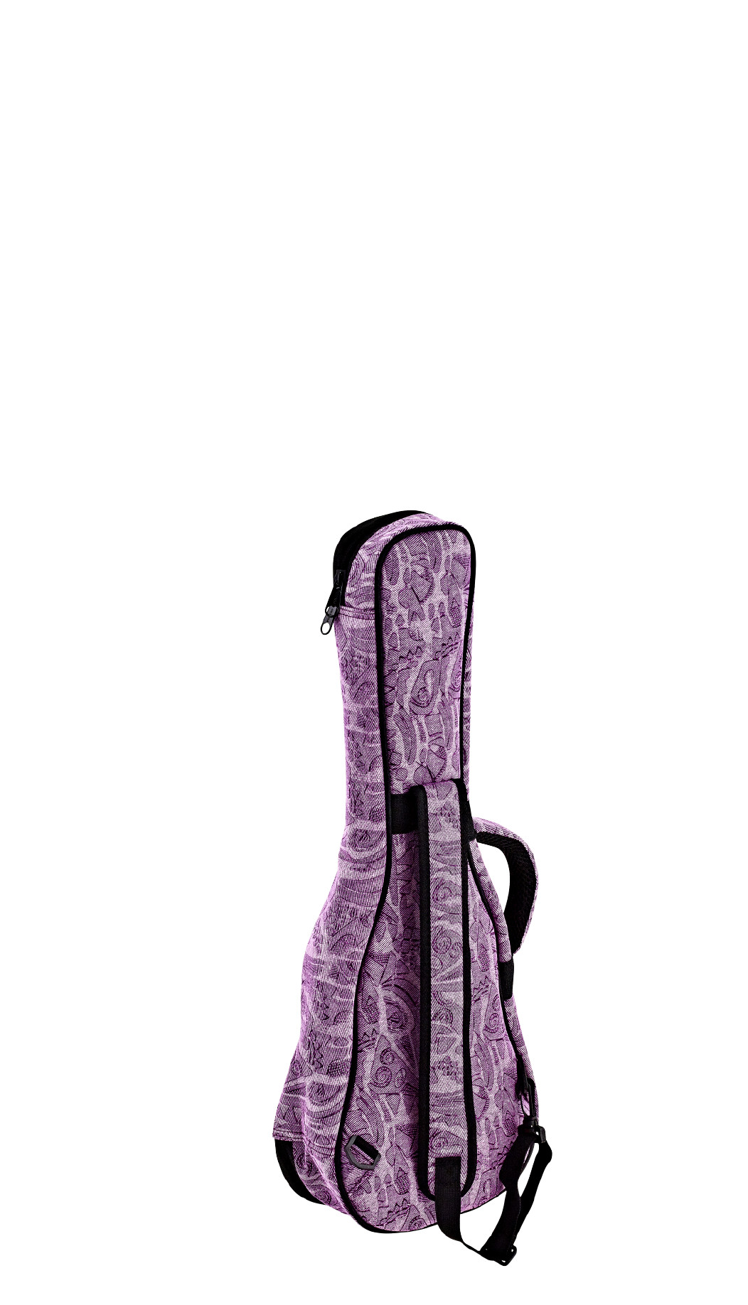 Gigbag f. Konzert Ukulelen Denim Look Prple