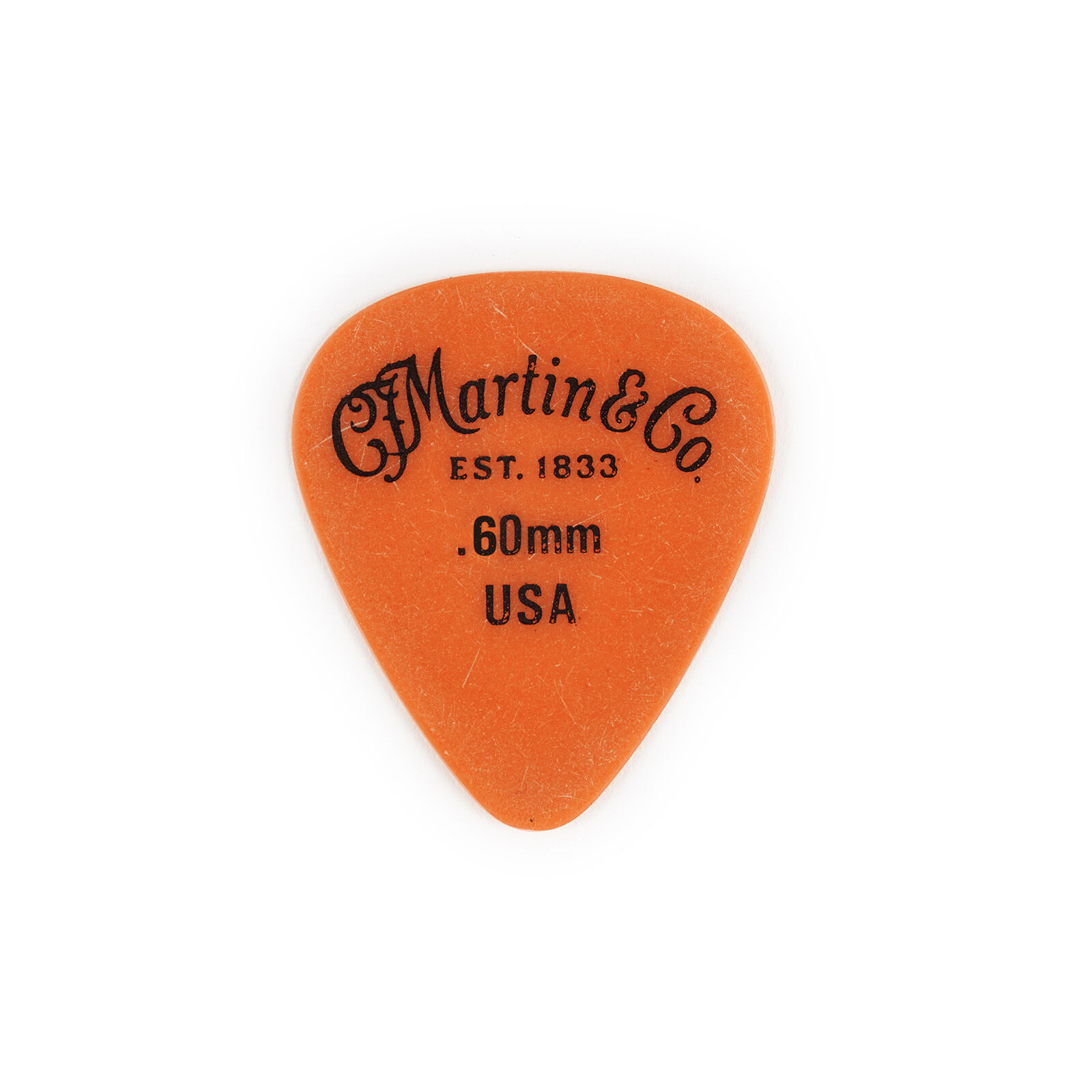 Delrin Picks 0.60 mm orange 12 Stück