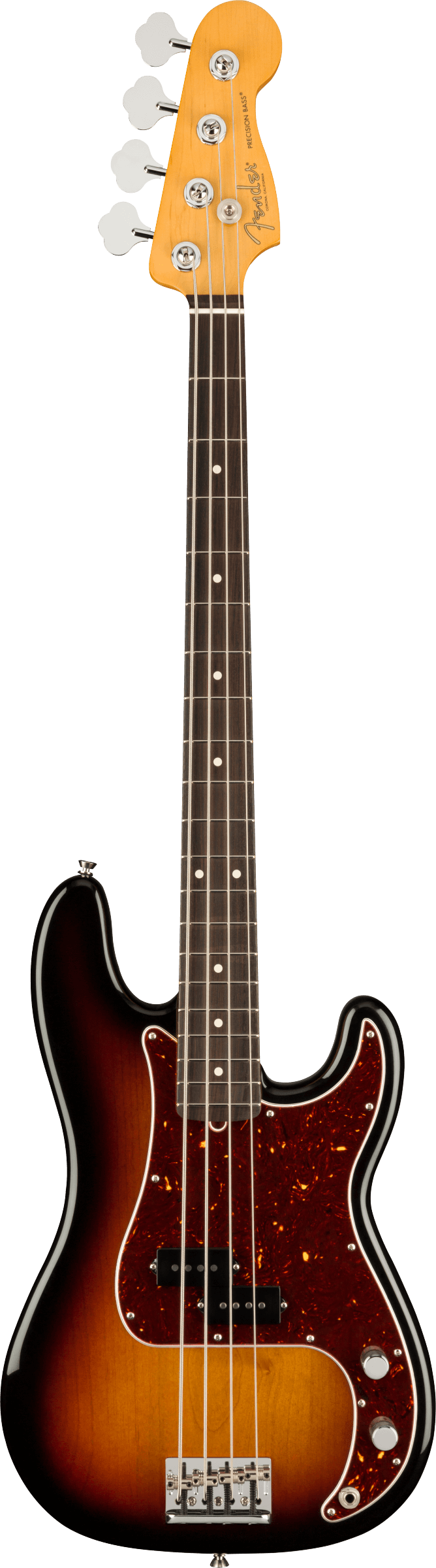 American Professional II Precision Bass Rosewood Fingerboard, 3-Color Sunburst