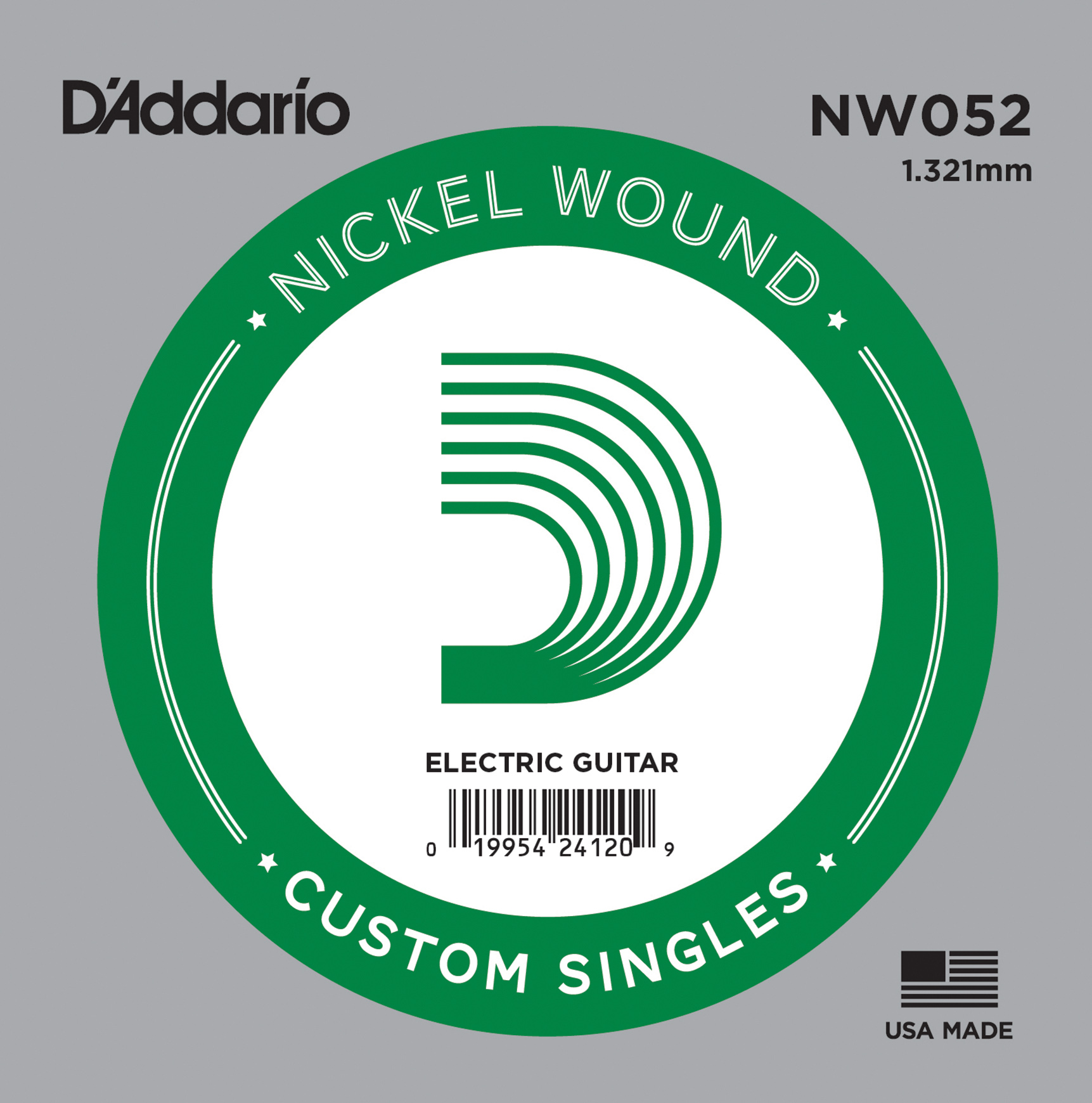 NW052 Nickel Round Wound 52