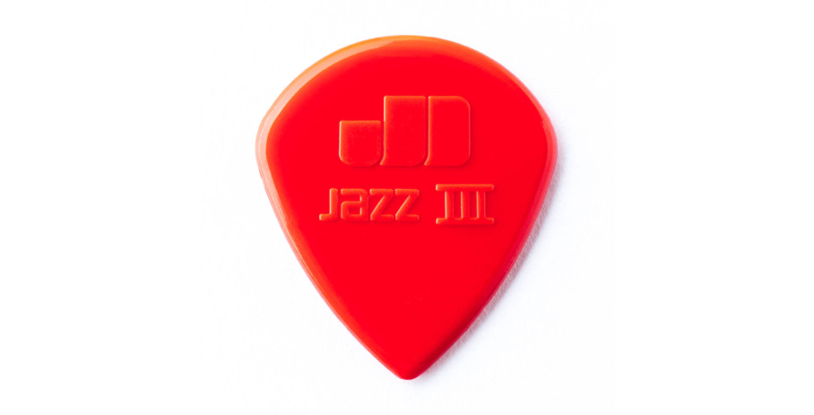 Nylon Jazz III Picks, Player´s Pack 6 pcs., red, 1.38 mm