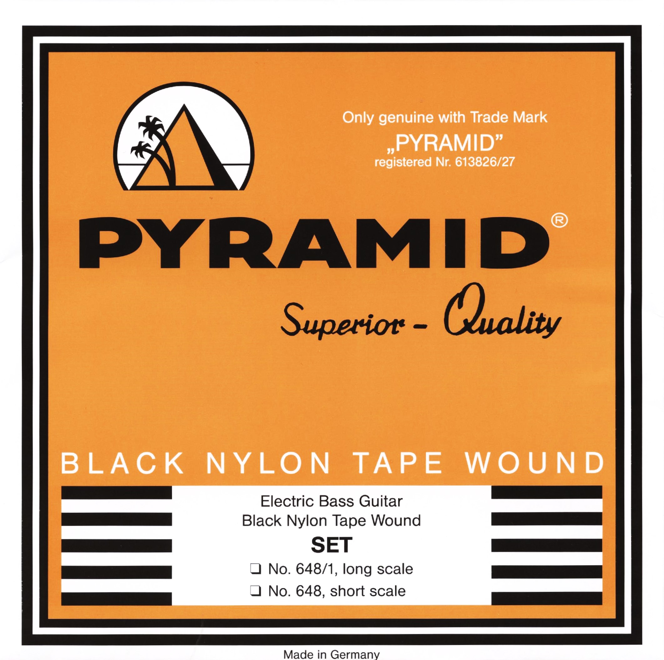 Black Tape Nylon Beatle Bass Classic 55-112