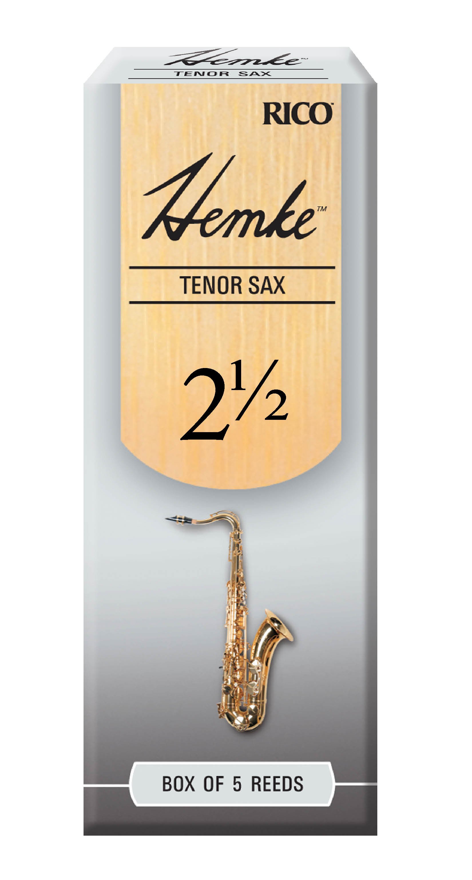 Hemke Tenorsaxblätter 2,5 5er Packung