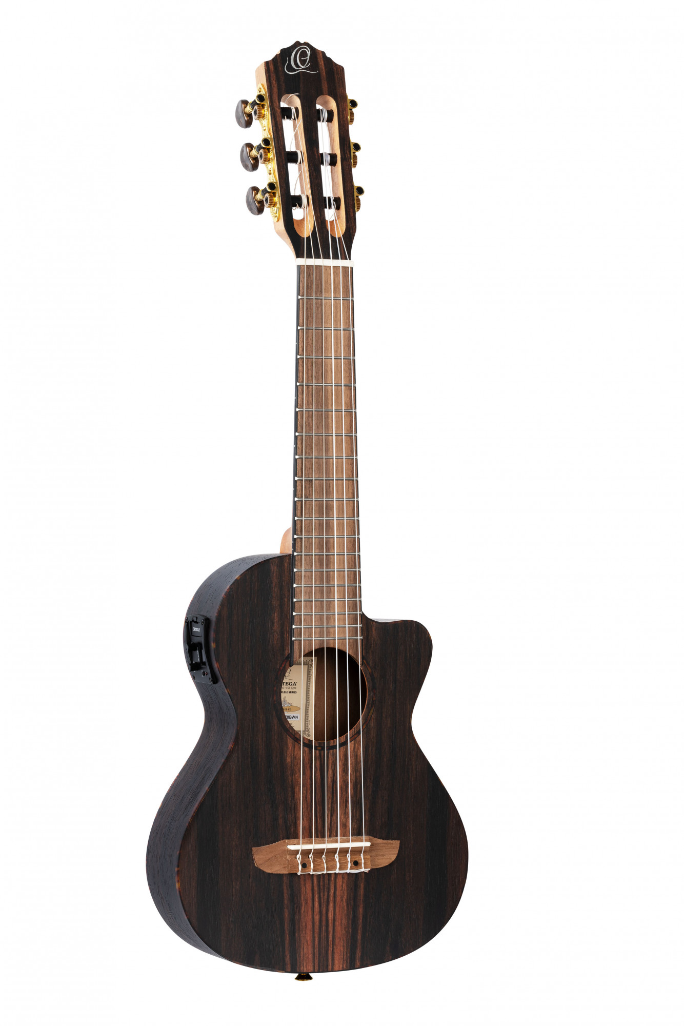 Guitarlele 6 String mit Cutaway MagusUke Preamp Satin Open Por