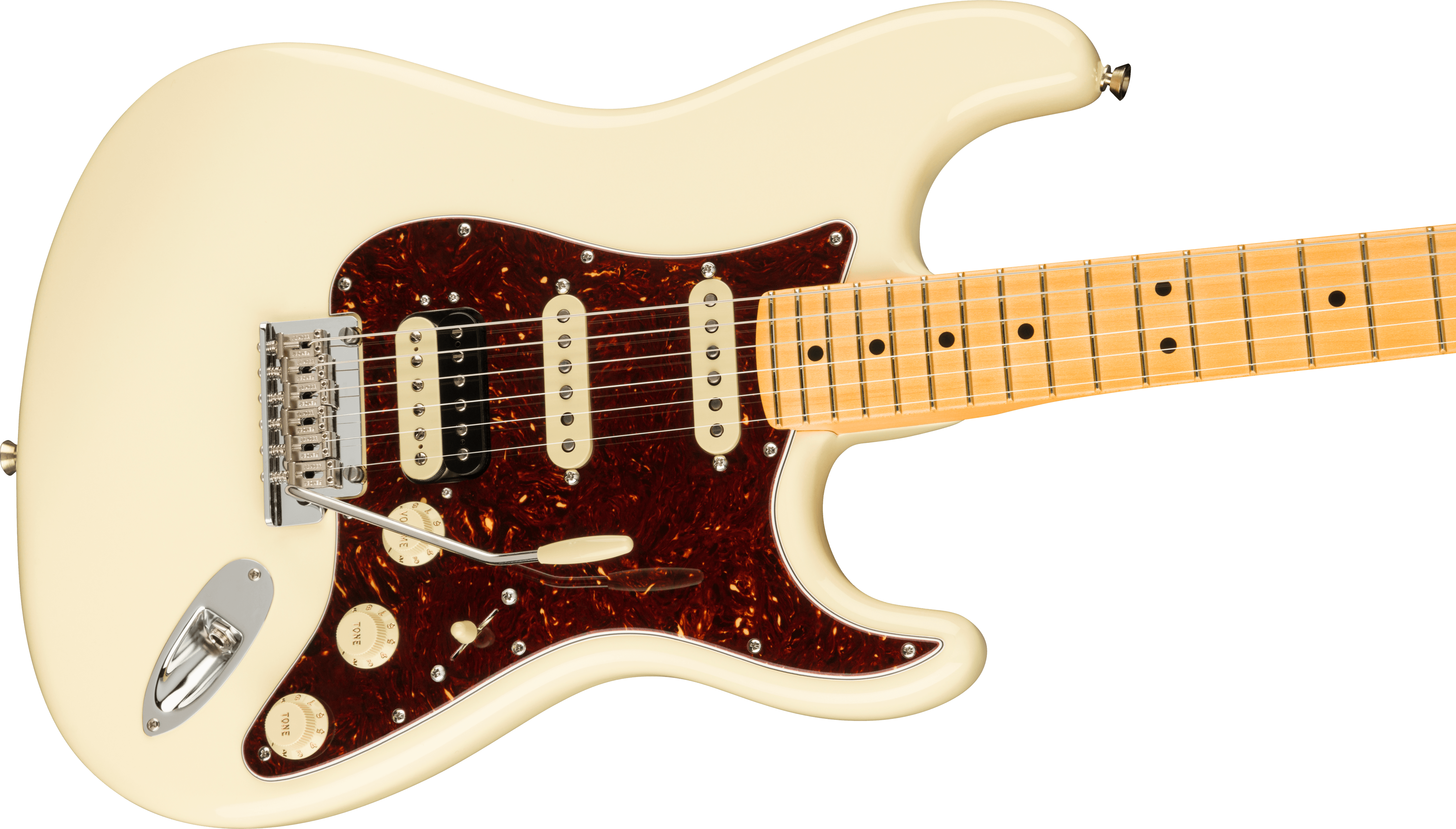 American Professional II Stratocaster HSS Maple Fingerboard, Olympic White