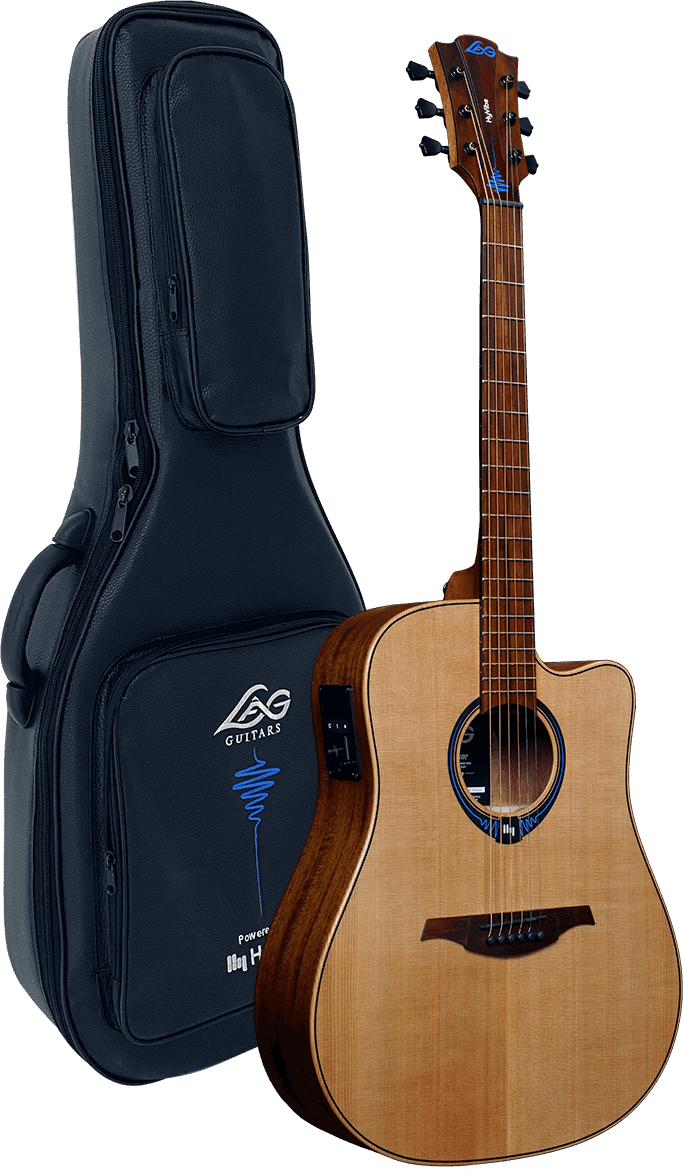 HyVibe 10 Smart Guitar Dreadnought Cutaway