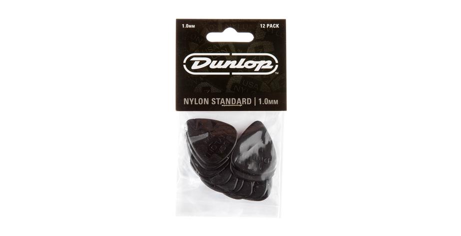 Nylon Standard Picks, Player's Pack 12 pcs., black, 1.00 mm