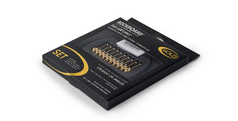 PatchWorks Solderless Patch Cable Set 300 cm Cable + 10 Plugs - Gold