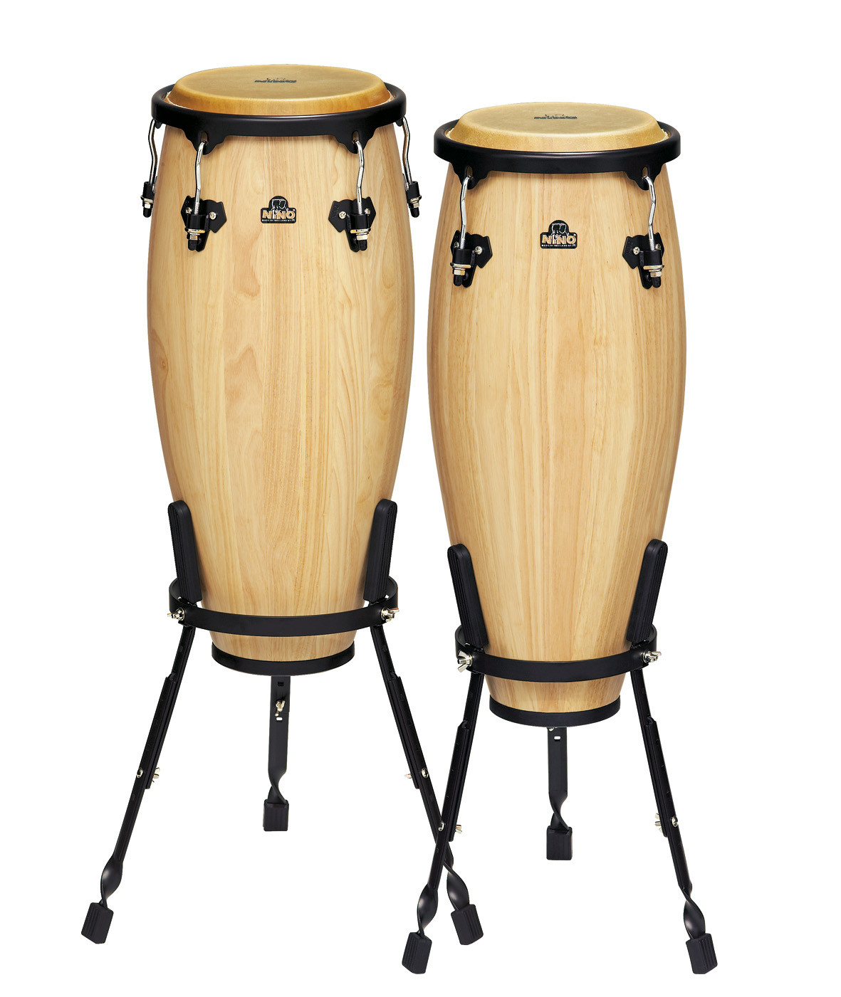 NINO910NT Nino Wood Conga Set 9''/10''