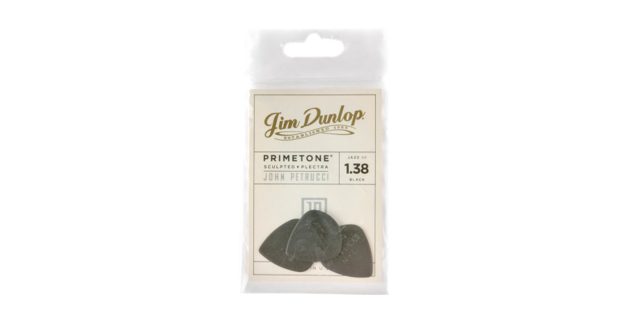 John Petrucci Signature Primetone Jazz III Picks Player's Pack, 3 pcs., black, 1.38 mm