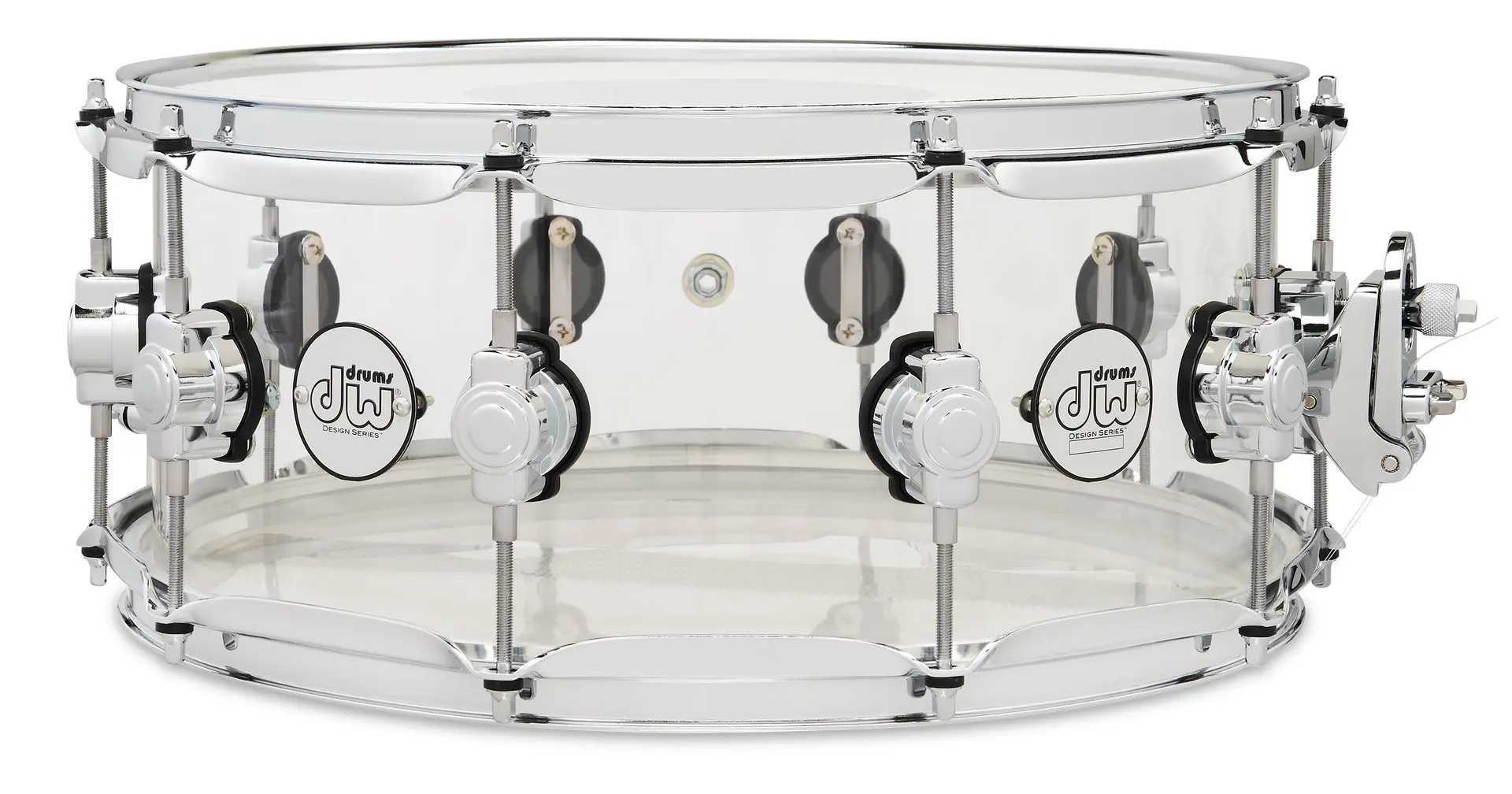 Design Series Snare 14"x6" Acryl w/Chrome Hardware