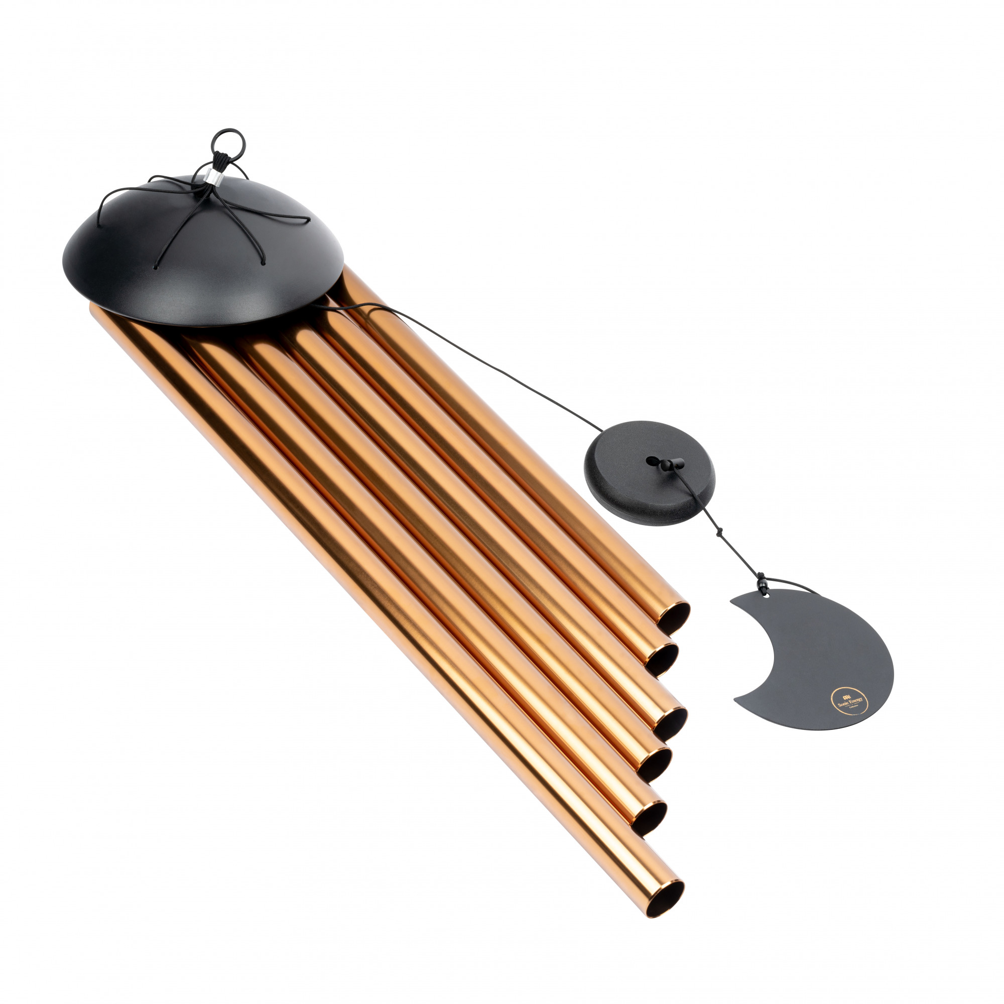 MMC44B Sonic Energy Moon Meditation Chime, 44" / 110 cm, 432 Hz, Runder Bogendeckel, Bronze