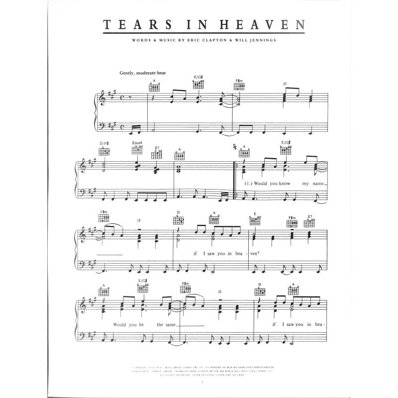 Tears in heaven