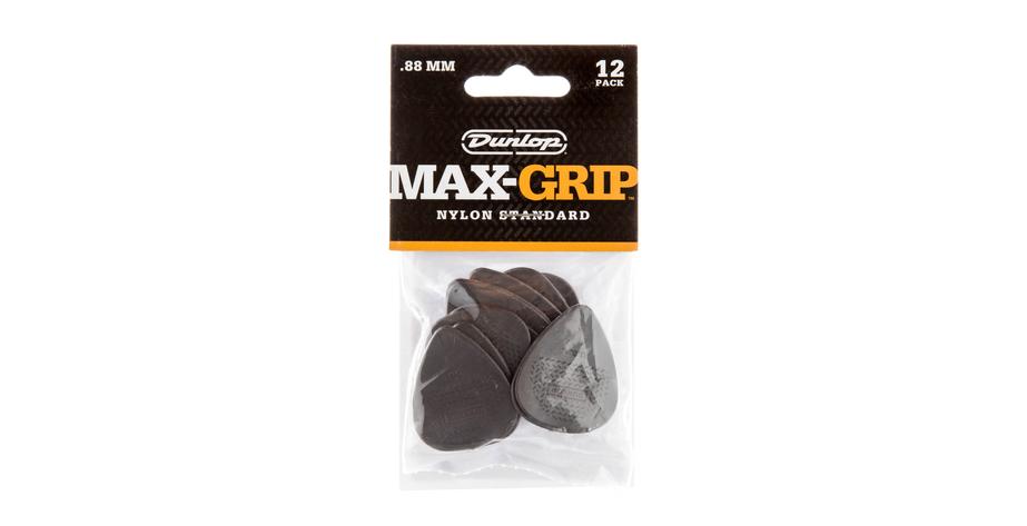 Nylon Max Grip Standard Picks, Player's Pack 12 pcs., grey 0.88 mm