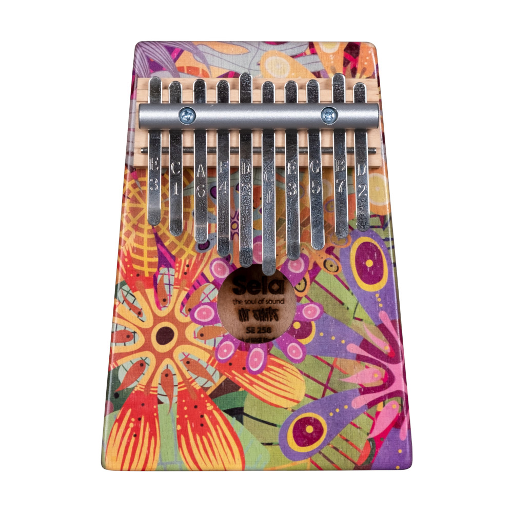 Art Series Kalimba 10 Flower Power