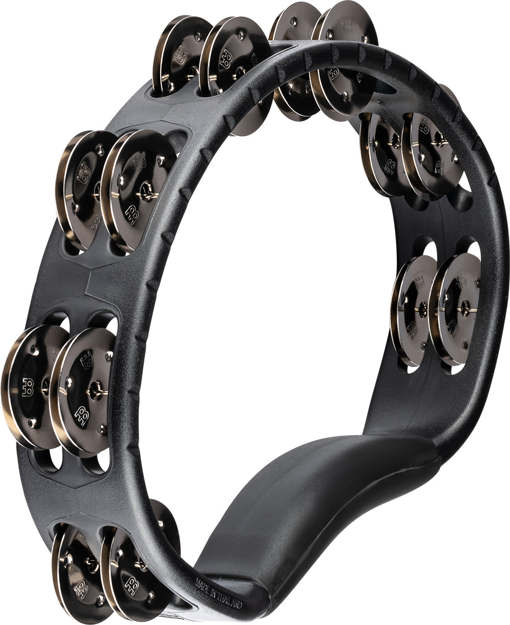 HTMT1BK Headliner® Series Molded ABS Dual-Row Tambourine - Black