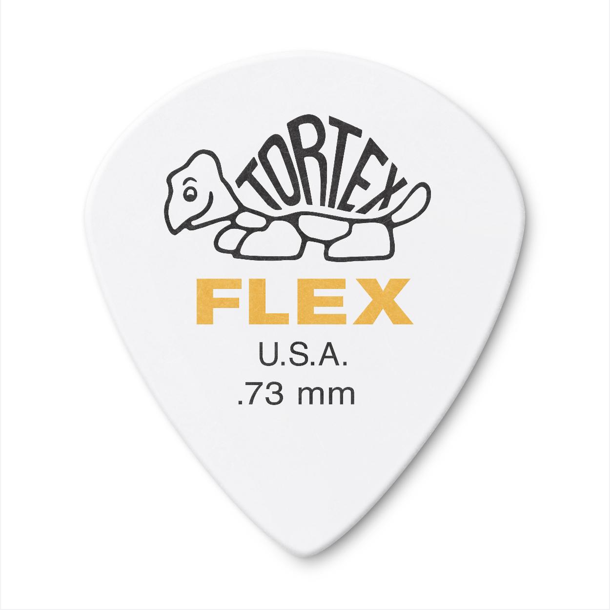 Tortex Flex Jazz III Picks Player´s Pack, 6 pcs., white, 0.73 mm