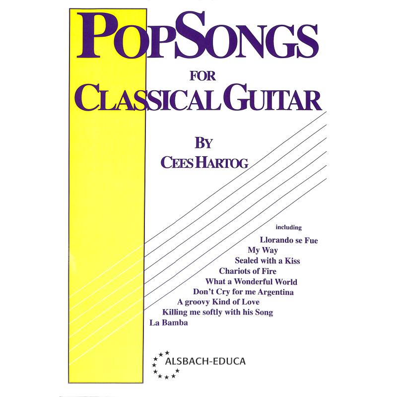 Pop songs 1 for classical guitar