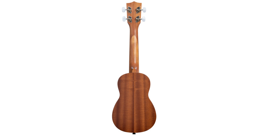 Satin Mahogany Soprano with Hawaiian Islands and Tattoo