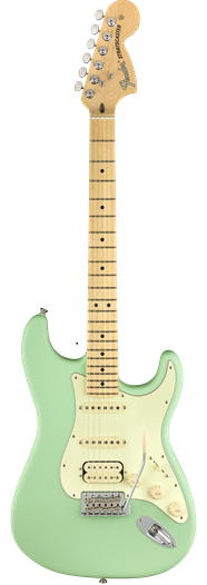 American Performer Stratocaster HSS Satin Surf Green MN