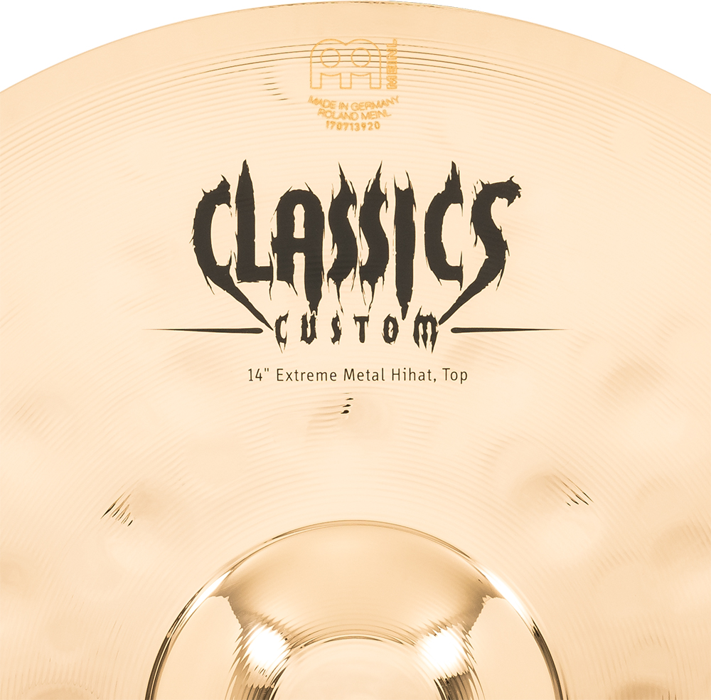 CC14EMH-B Classics Custom Extreme Metal HiHat 14" Brilliant Finish