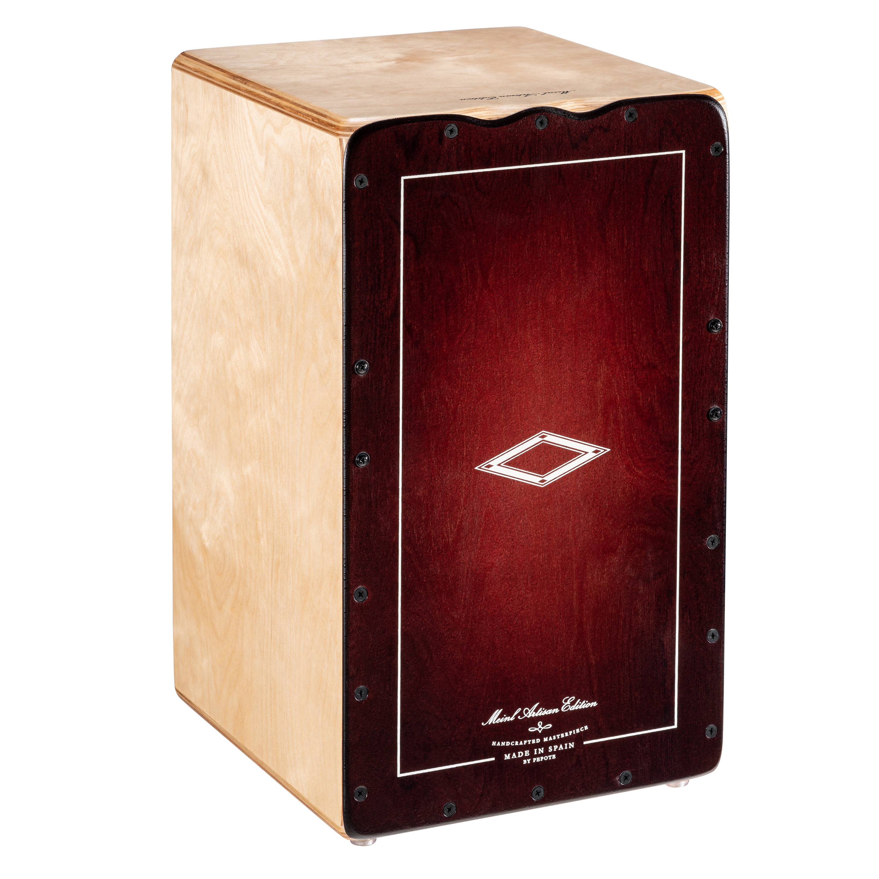 AESLRB  Artisan Edition Cajon Soleá Line - Dark Red Burst