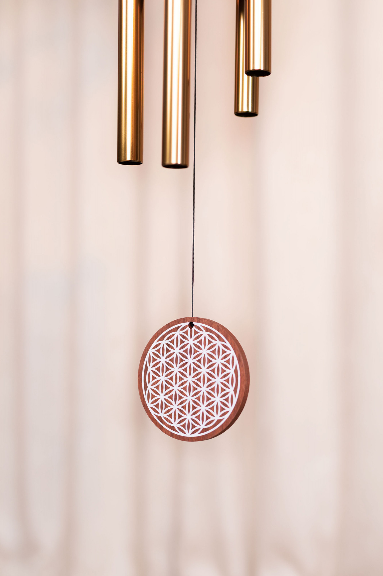 FOLMC36B Sonic Energy Flower of Life Meditation Chime, 36" / 90 cm, 432 Hz, Bronze