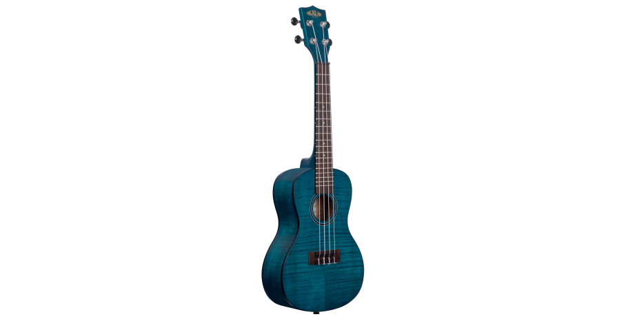 KA-CEMB - Blue Exotic Mahogany Concert Ukulele