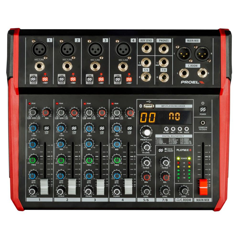 PLAYMIX 8 Kompakter 8-IN-Mixer