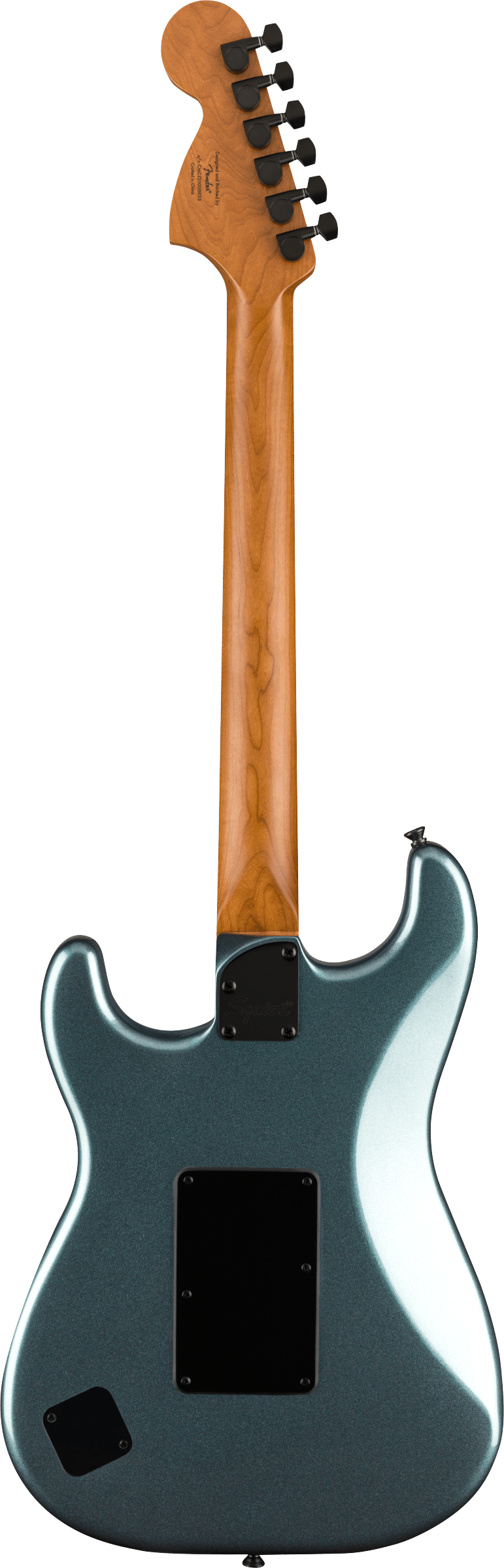 Contemporary Stratocaster HH FR Roasted Maple Fingerboard, Gunmetal Metallic