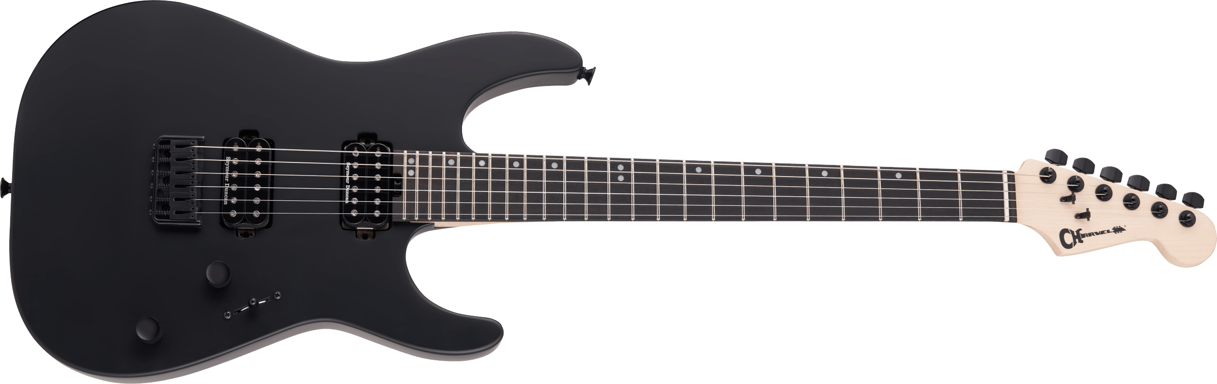 Pro-Mod DK24 HH HT E Ebony Fingerboard, Satin Black