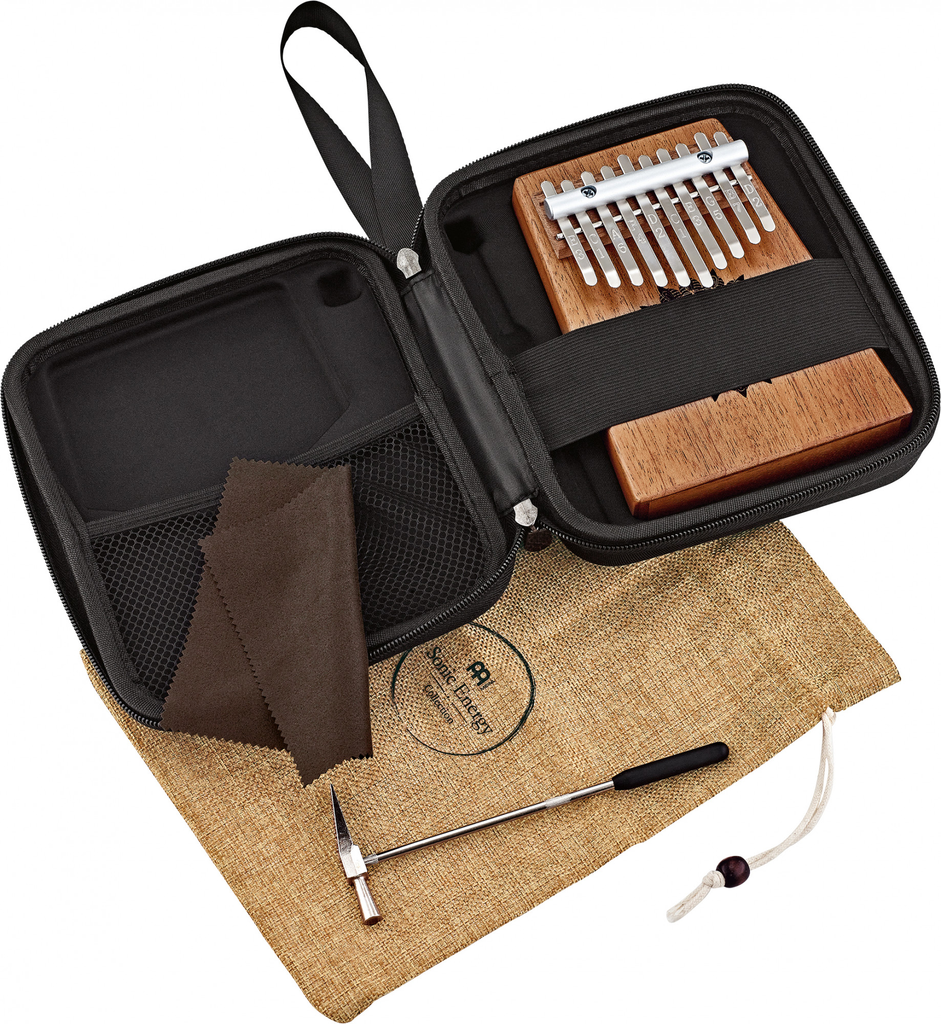 KL1008H Sonic Energy Soundhole Kalimba - 10 Töne / Mahagoni