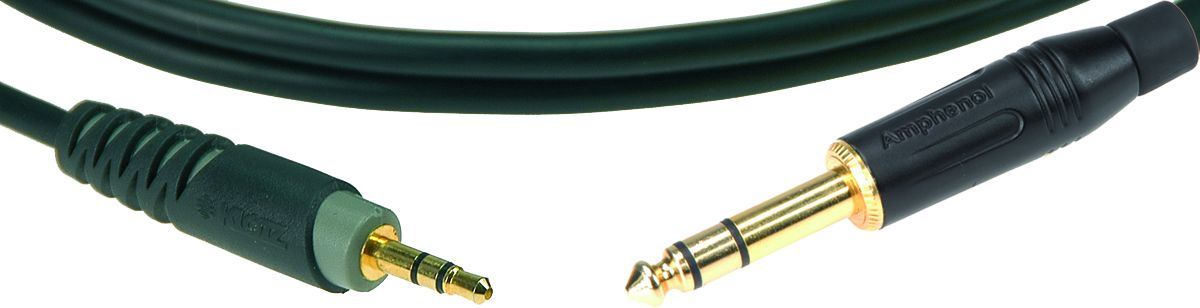 AS-MJ0300 3m Stereo Klinke 3,5mm - 6,3mm