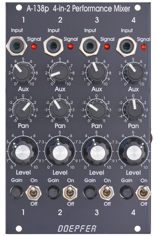 A-138pv Vintage Edition Performance Mixer Input