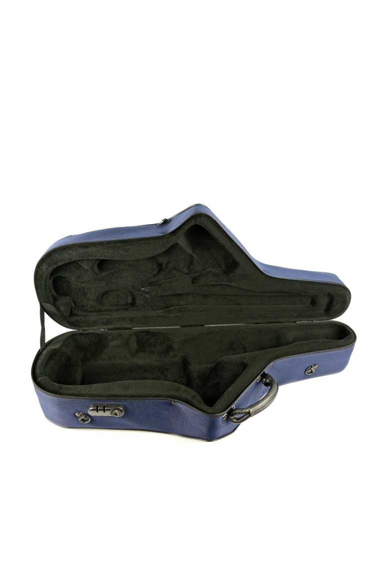 Tenorsaxophonetui Classic blau