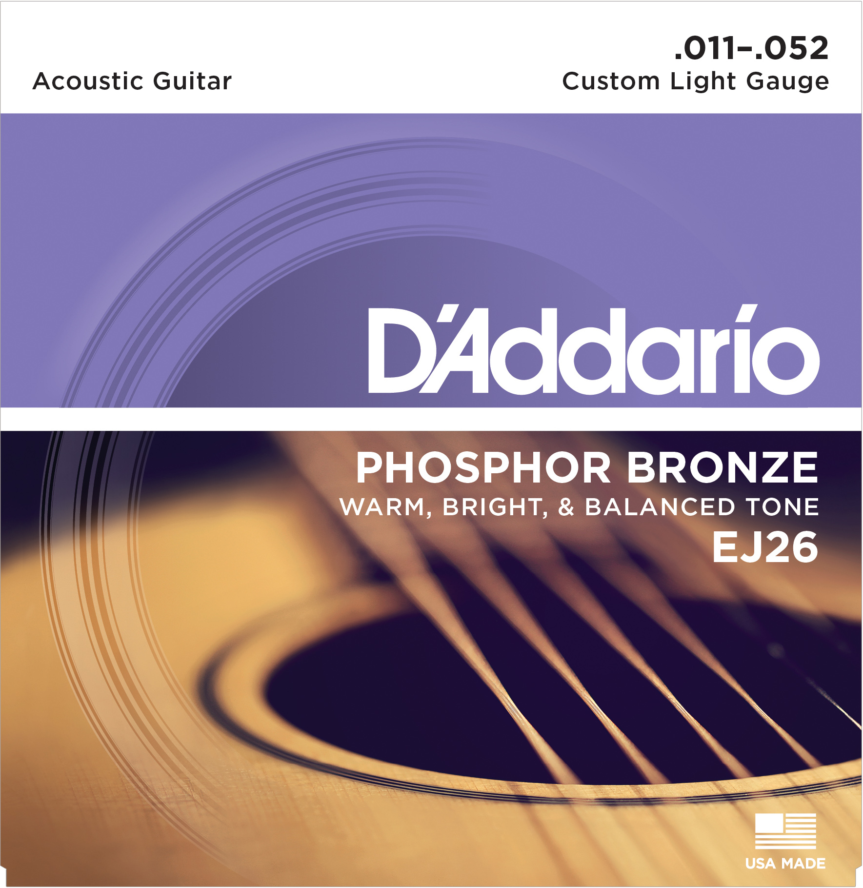 EJ26 Phosphor Bronze Custom Light 011-052