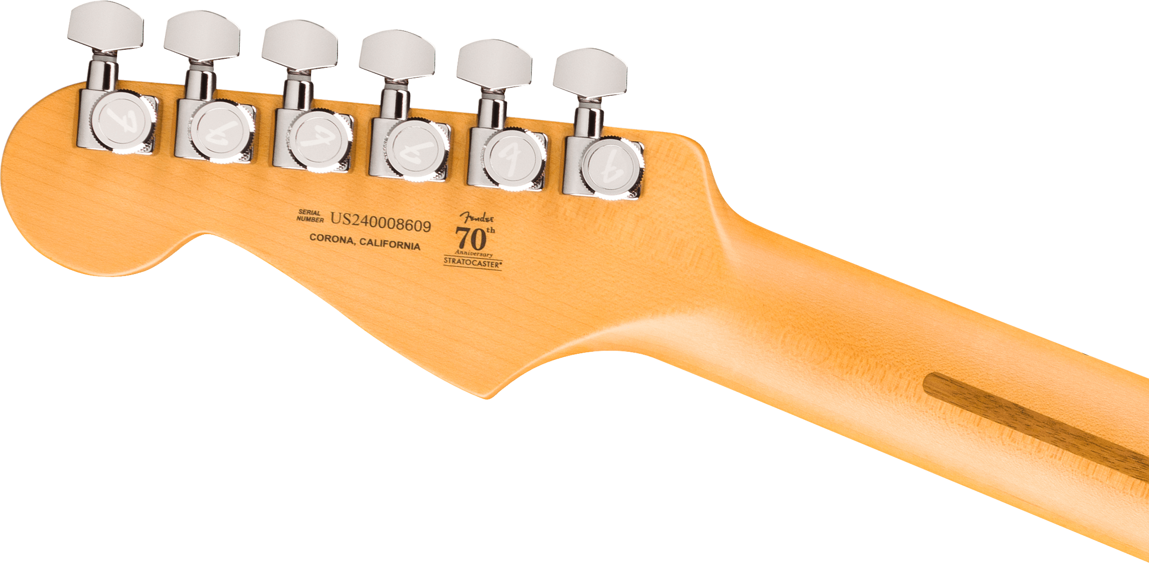 American Ultra II Stratocaster HSS EB Texas Tea