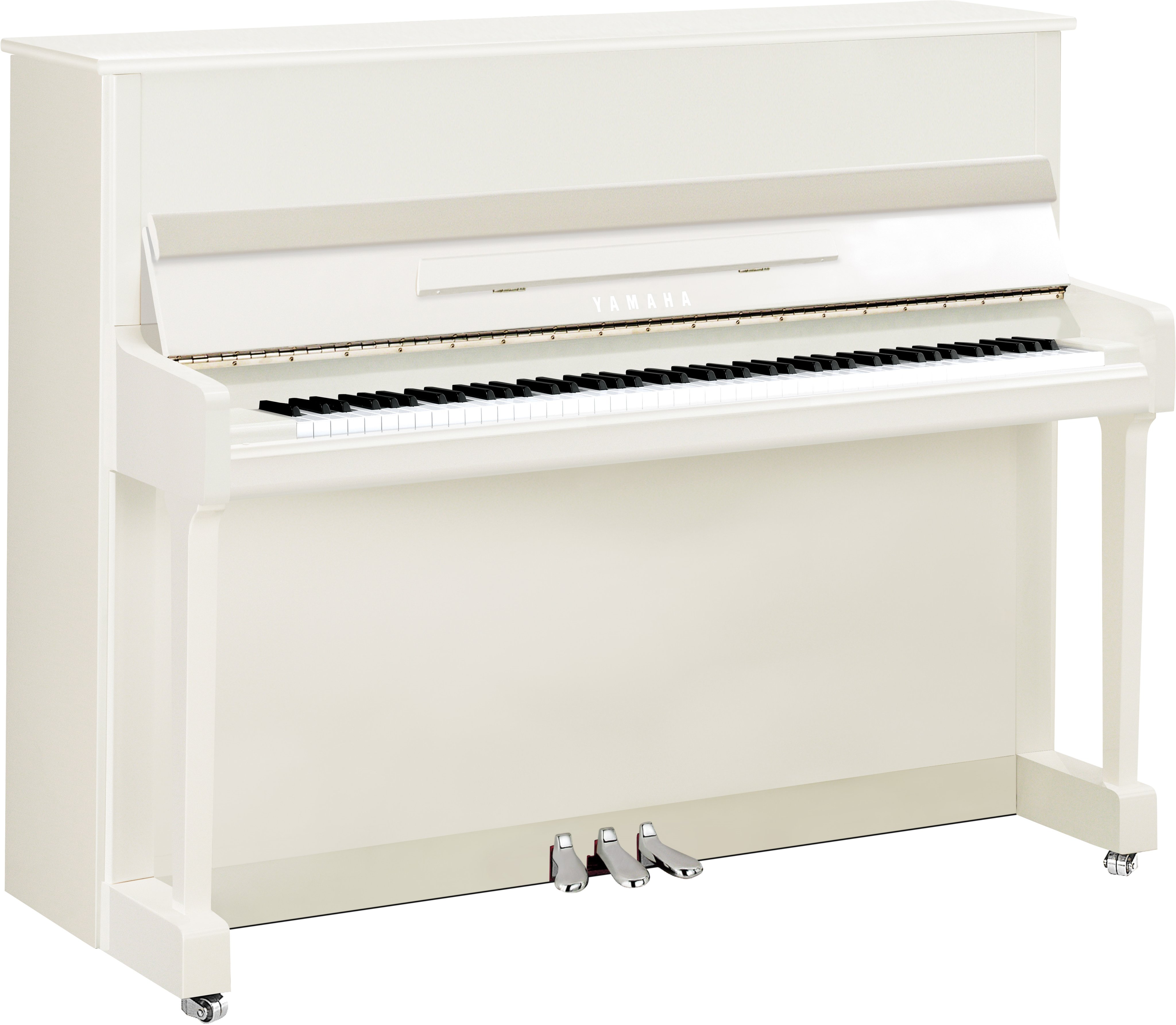 P 116 M SH3 PWHC Silent Piano weiß poliert, Chromgarnitur