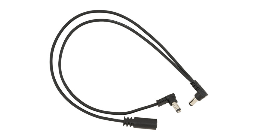 Flat Daisy Chain Cable, Angled - 2 Outputs
