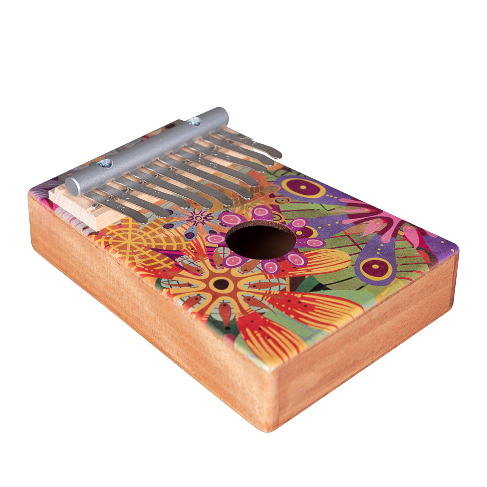 Art Series Kalimba 10 Flower Power